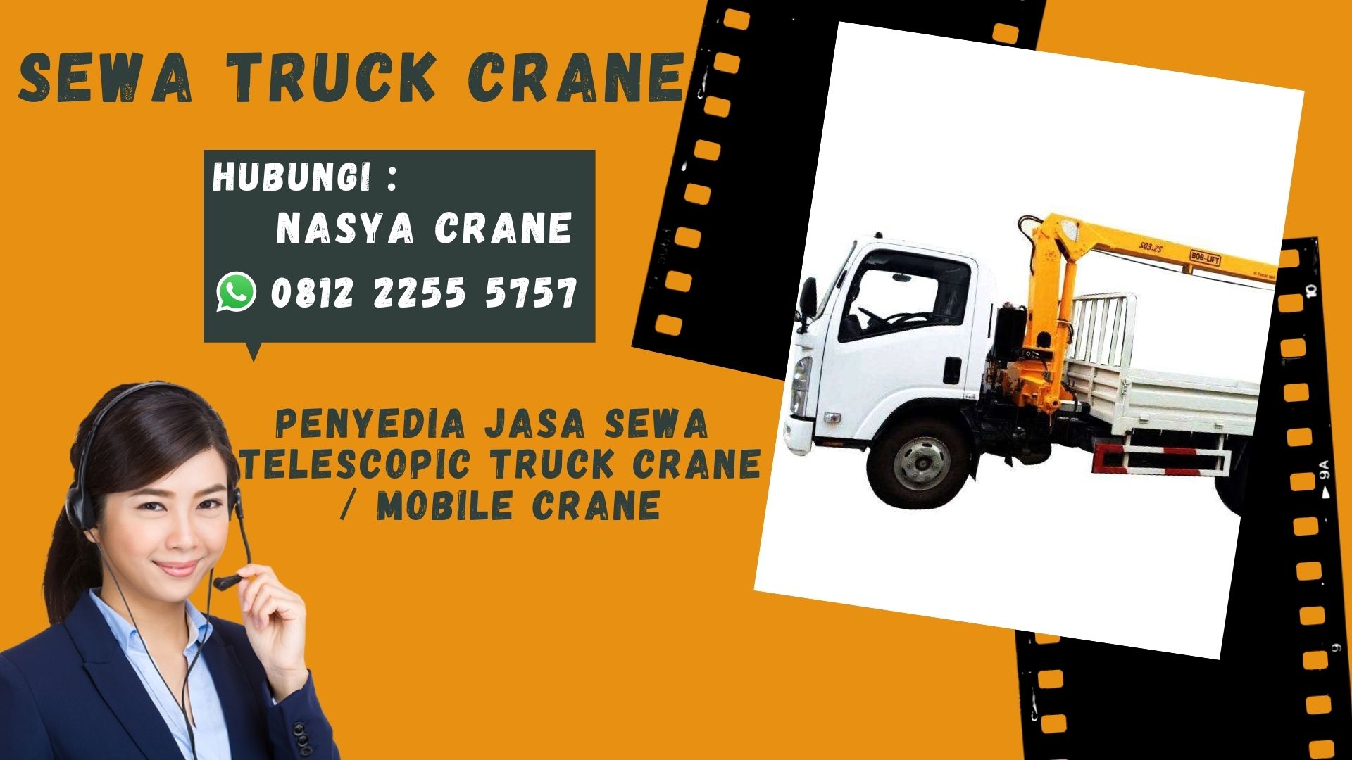Informasi Jasa Rental Truck Crane Terbaik Terlengkap Terpercaya di Cakung